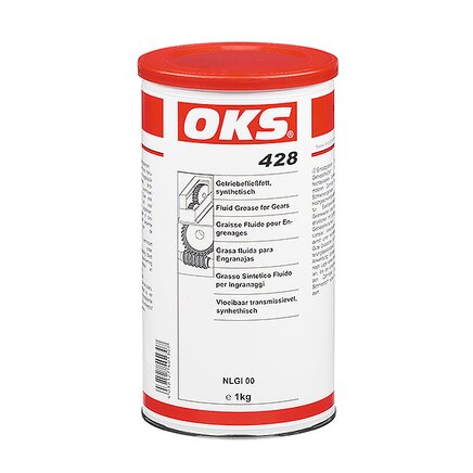 Exemplary representation: OKS 428, synthetic gear grease (can)