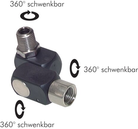 Exemplary representation: Swivel joint (precision version)