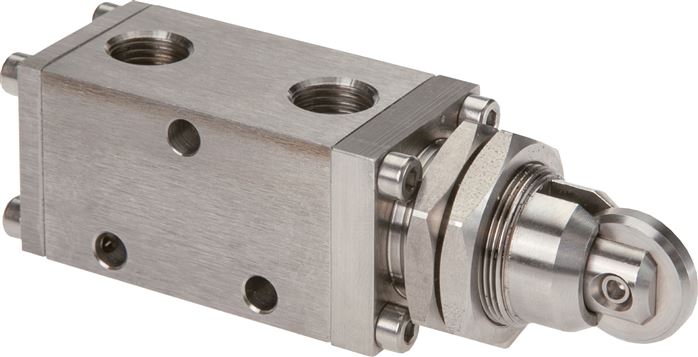 Exemplary representation: 3/2-way roller valve