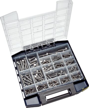 Exemplary representation: MULTIBOX - Hexagon head screws DIN 933 / ISO 4017 made of stainless steel