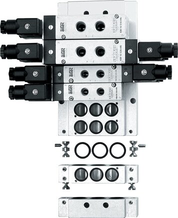 Exemplary representation: Base plate systems, for KM series