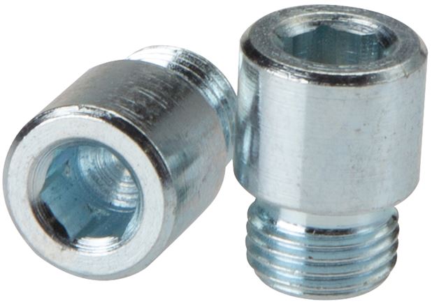 Exemplary representation: Threaded bolt (front or rear)